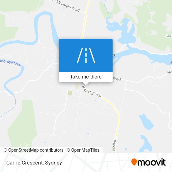 Carrie Crescent map