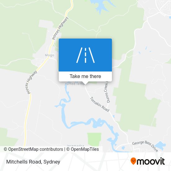 Mitchells Road map
