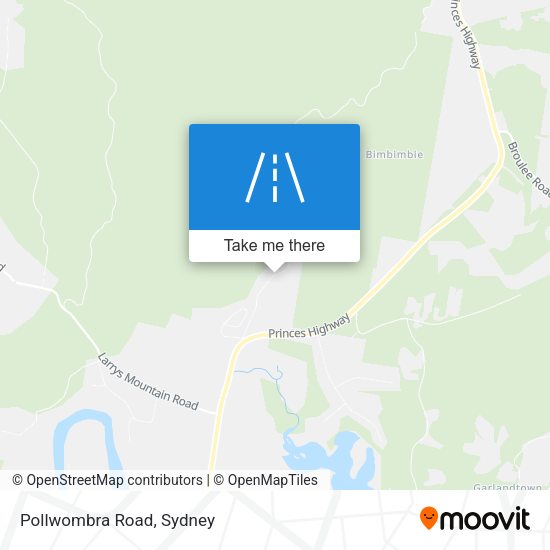 Pollwombra Road map
