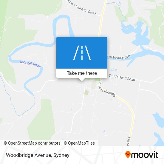 Woodbridge Avenue map