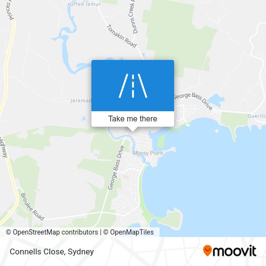 Connells Close map