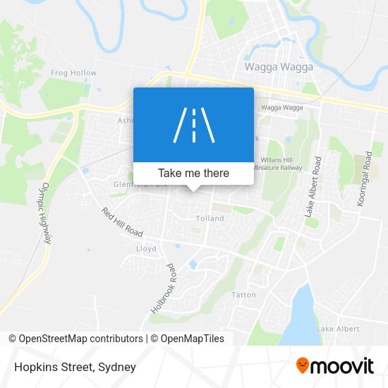Hopkins Street map