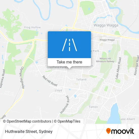 Huthwaite Street map