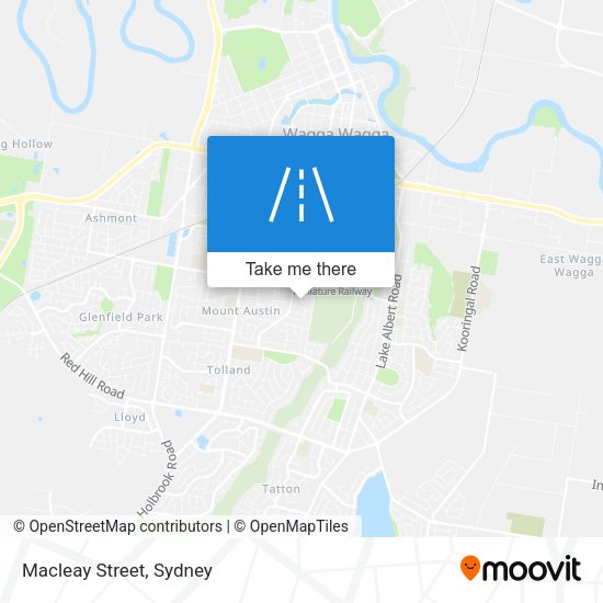 Macleay Street map