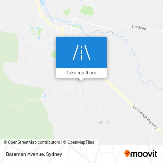 Bateman Avenue map