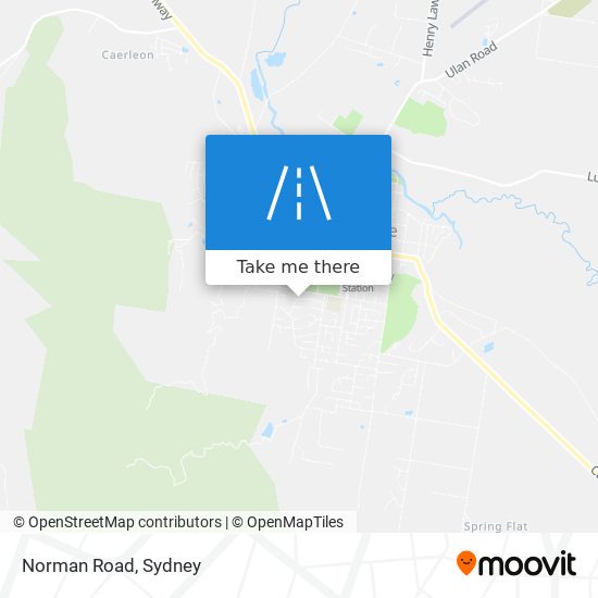 Mapa Norman Road