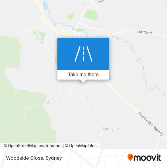 Woodside Close map