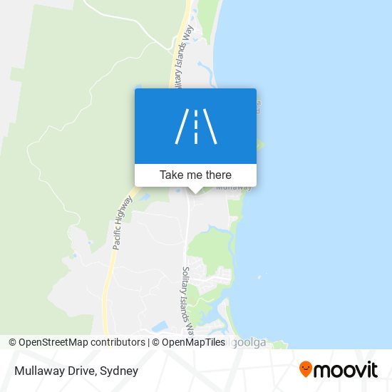 Mullaway Drive map
