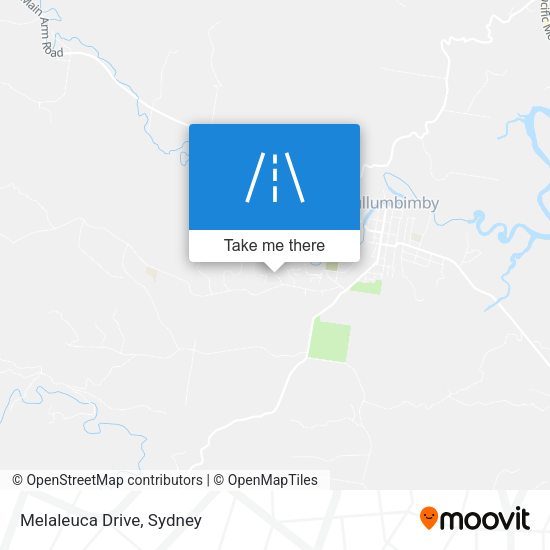 Melaleuca Drive map