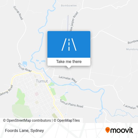 Foords Lane map