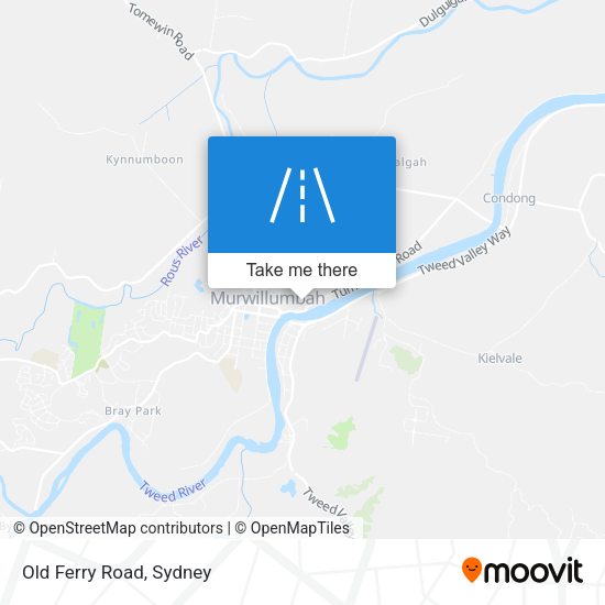 Old Ferry Road map