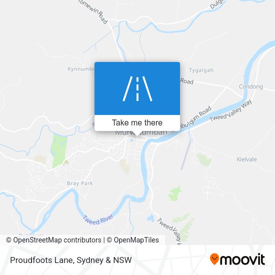 Proudfoots Lane map