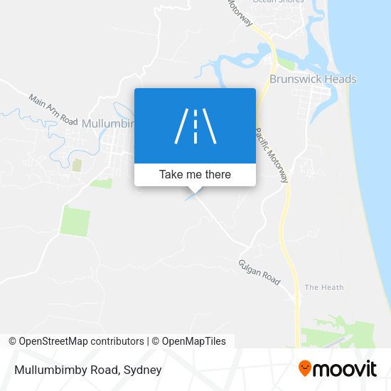 Mullumbimby Road map