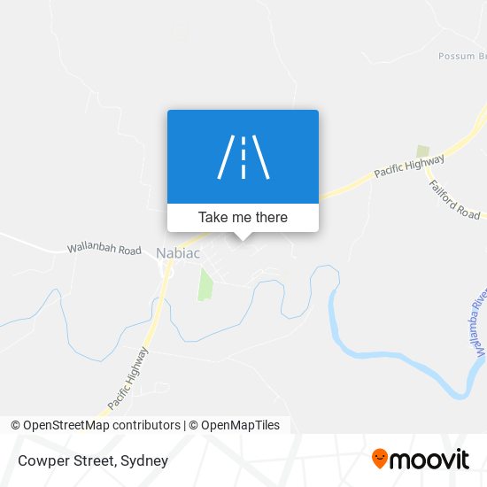 Cowper Street map