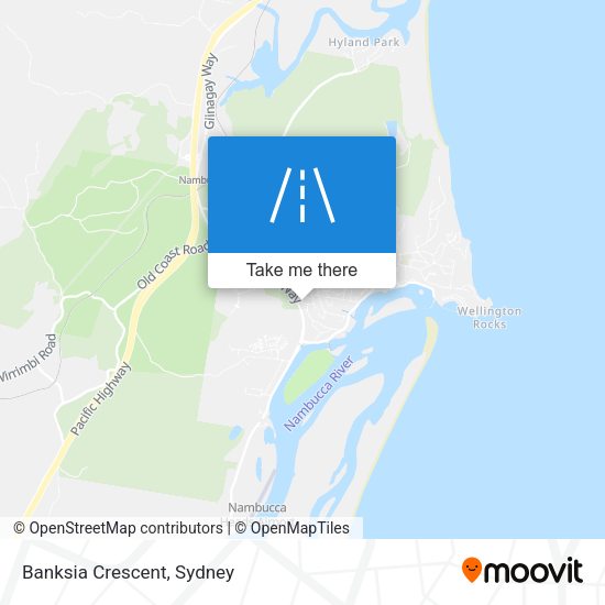 Banksia Crescent map