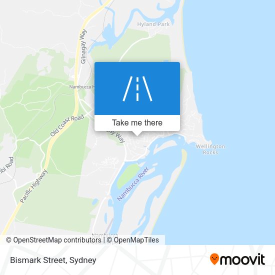 Bismark Street map