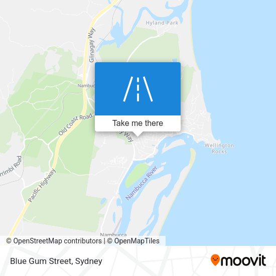 Blue Gum Street map