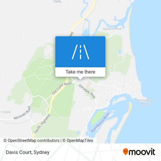 Davis Court map