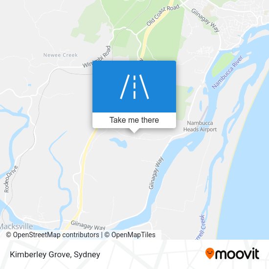 Kimberley Grove map