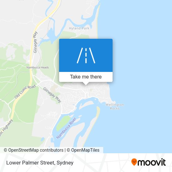 Lower Palmer Street map