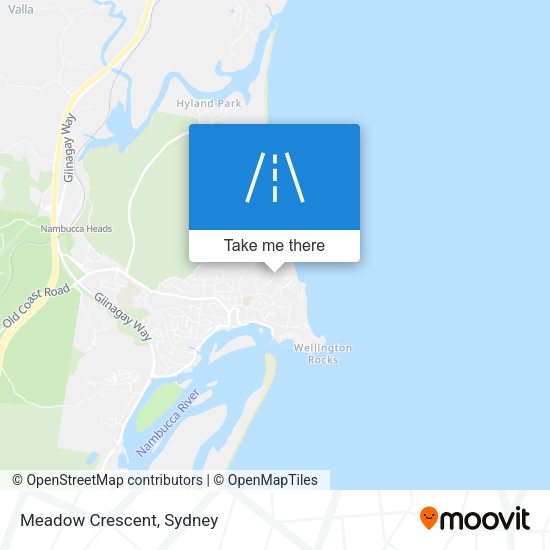 Meadow Crescent map