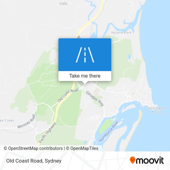 Old Coast Road map