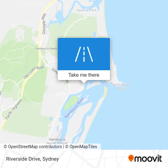 Mapa Riverside Drive