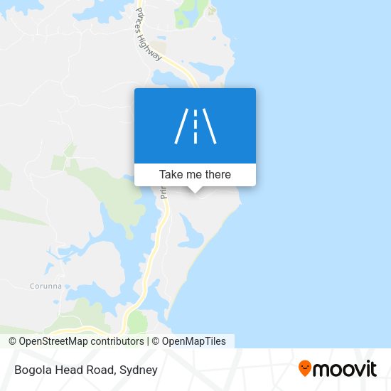 Bogola Head Road map