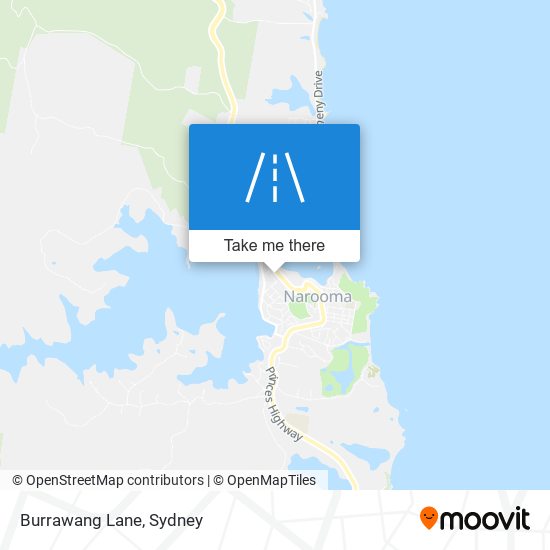 Mapa Burrawang Lane