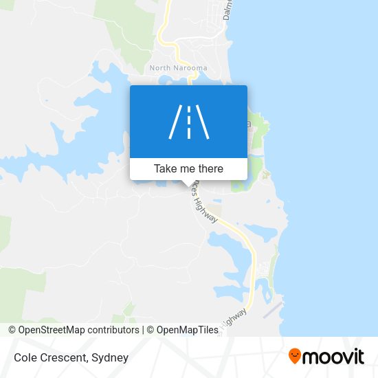 Cole Crescent map