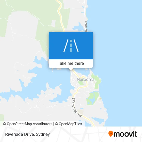 Mapa Riverside Drive