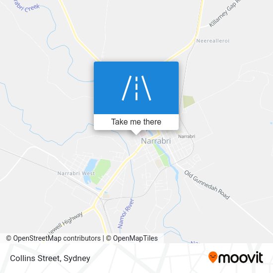 Collins Street map
