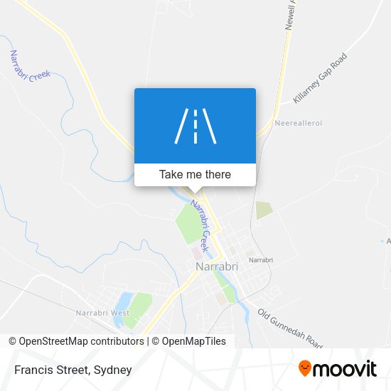Francis Street map