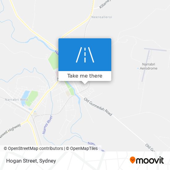 Hogan Street map