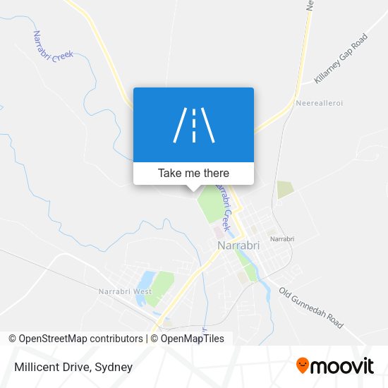 Millicent Drive map
