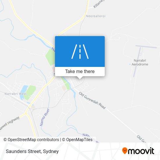 Saunders Street map