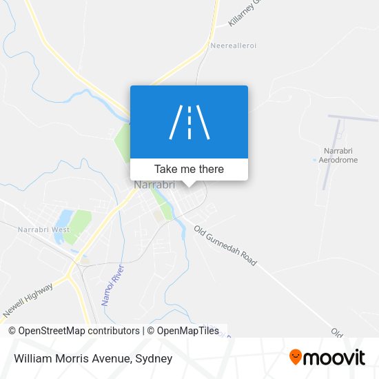 William Morris Avenue map