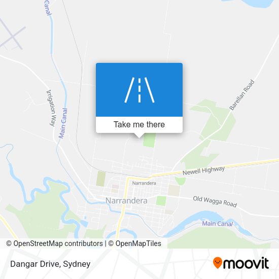 Dangar Drive map