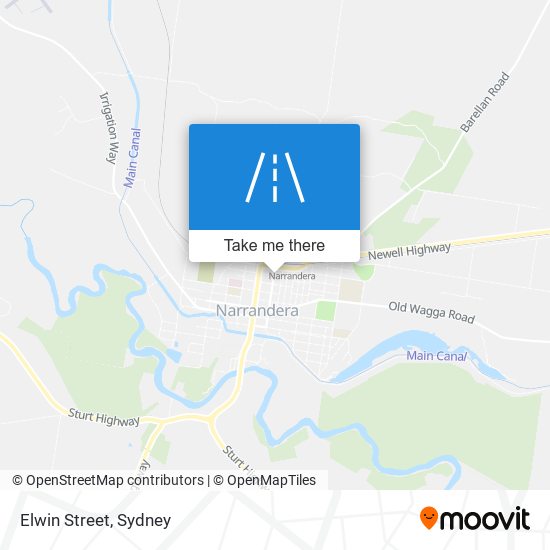 Elwin Street map