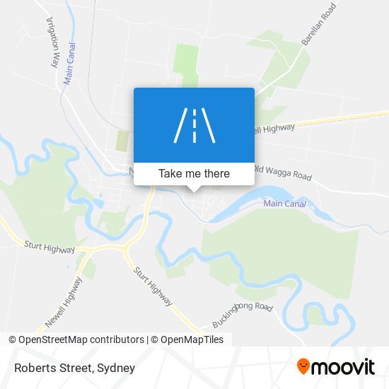 Roberts Street map