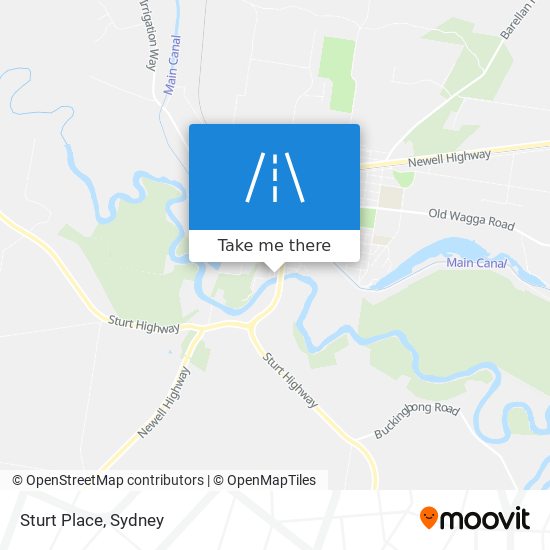 Mapa Sturt Place