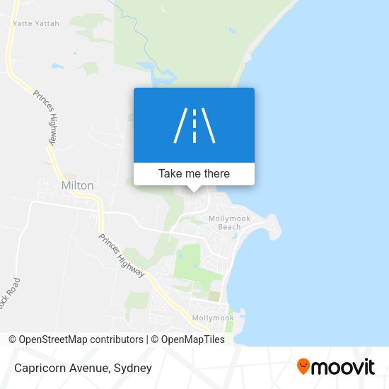 Capricorn Avenue map