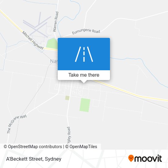A'Beckett Street map
