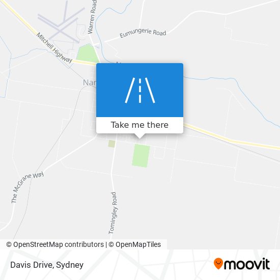 Mapa Davis Drive