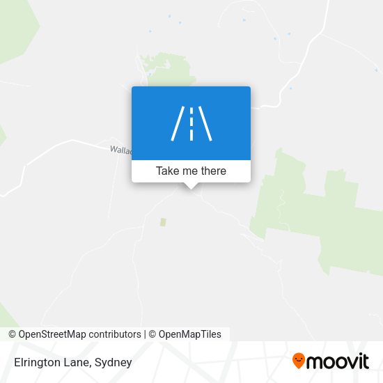 Elrington Lane map