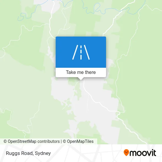 Mapa Ruggs Road
