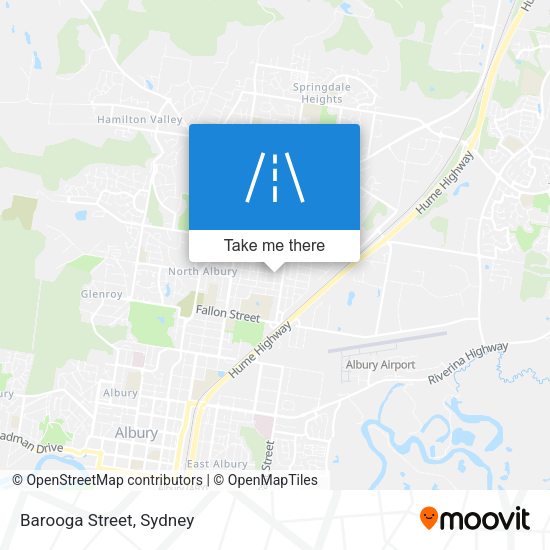 Barooga Street map