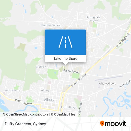 Duffy Crescent map