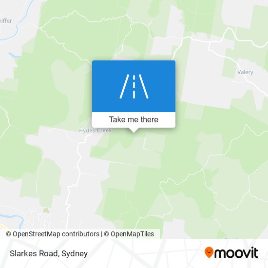 Mapa Slarkes Road