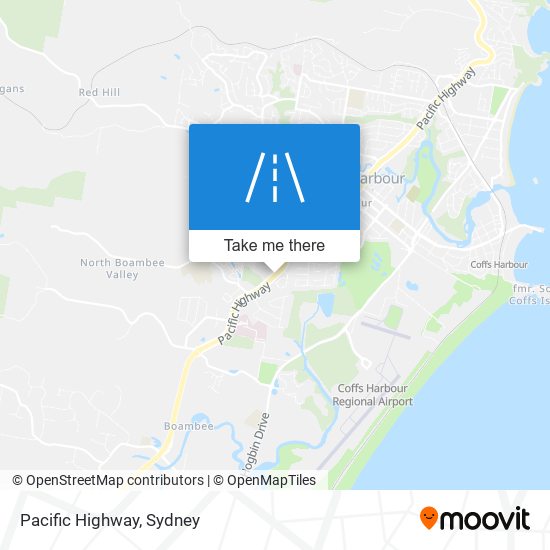 Pacific Highway map